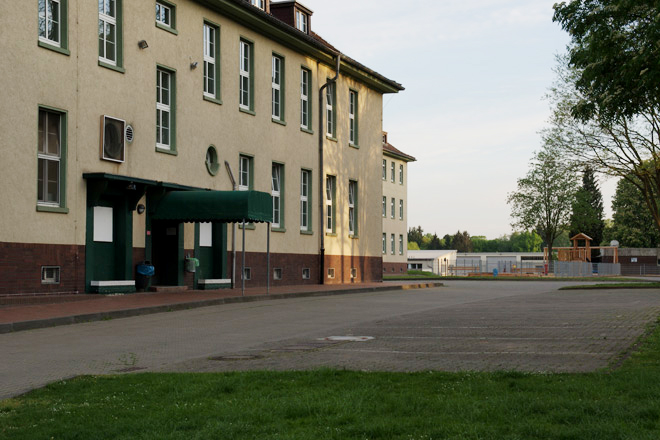 Unsere ehemalige Einrichtung, die ZUE Herford in der Harewood-Kaserne